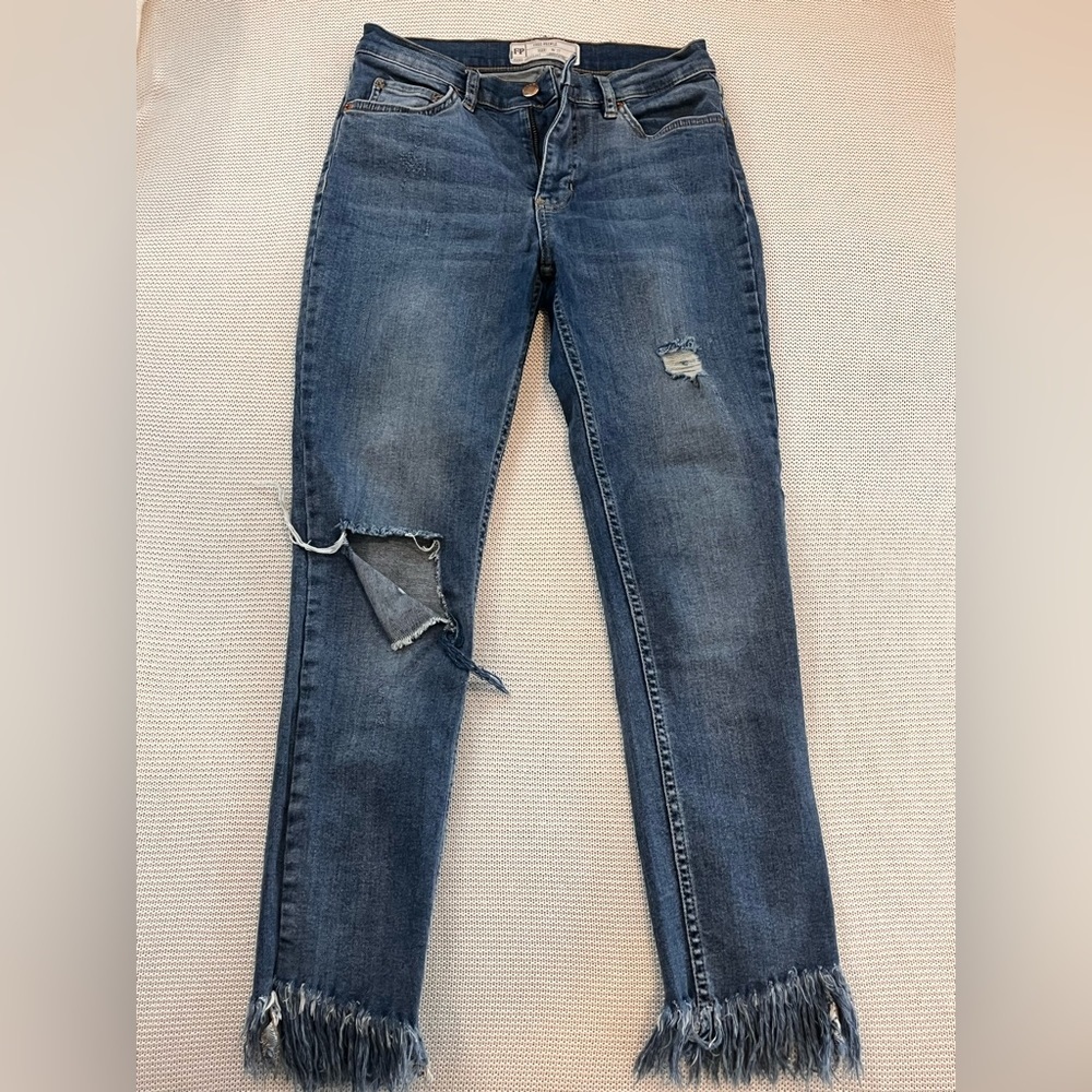Free People stretchy jeans!
